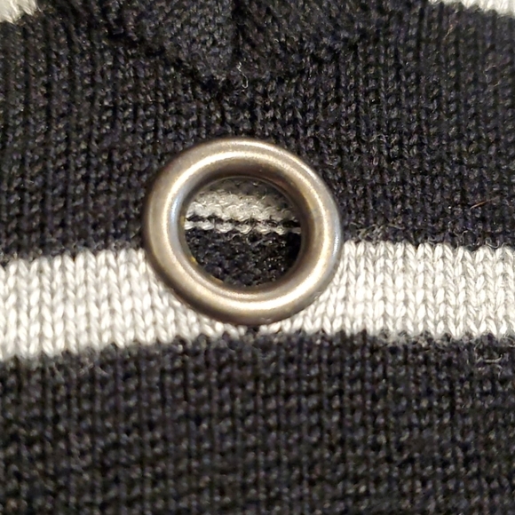 NWOT Striped Sweater with Contrast Cuff - Picture 7 of 7